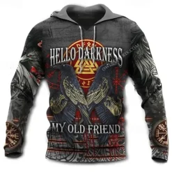 Online OUKU Men's Animal Graphic Prints Eagle Hoodie Hoodies Sweatshirt Streetwear Designer Long Sleeve Hooded Daily Sports Print Spring & Fall Designer Dark Gray