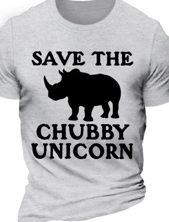 Clearance OUKU Men's Animal Letter Graphic Prints Rhinocero T Shirt Graphic Tee 100% Cotton Short Sleeve Graphic Shirt Black White Wine Comfortable Tee Vacation Street Fashion Designer Clothing