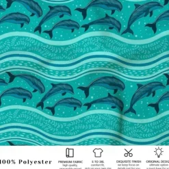 Best OUKU Men's Animal Shark Fish Swim Trunks Swim Shorts Board Shorts Mid Waist Fashion Designer Surfing Holiday Beach Pocket Drawstring Elastic Waist Designer Clothing Apparel