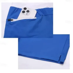 OUKU Men's Animal Shark Swim Trunks Swim Shorts Board Shorts Mid Waist Fashion Designer Surfing Holiday Beach Pocket Drawstring Elastic Waist Designer Clothing Apparel Blue
