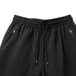 Sale OUKU Men's Athletic Pants Fleece Pants Sweatpants Winter Pants Trousers Pocket Drawstring Elastic Waist Plain Comfort Warm Sports Outdoor Daily Fashion Casual Black Gray Micro-elastic