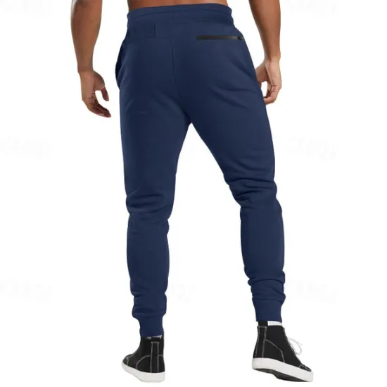 New OUKU Men's Athletic Pants Sweatpants Joggers Trousers Sports Pants Pocket Drawstring Elastic Waist Plain Comfort Sports Outdoor Daily Fashion Casual Black Army Green Micro-elastic
