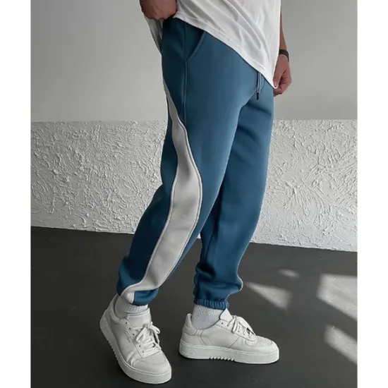 Hot OUKU Men's Athletic Pants Sweatpants Joggers Trousers Pocket Drawstring Elastic Waist Color Block Comfort Sports Outdoor Daily Fashion Casual Black / Red White Micro-elastic