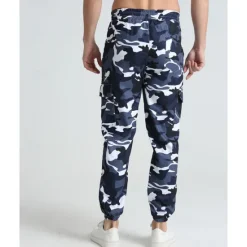 Online OUKU Men's Athletic Pants Sweatpants Joggers Trousers Pocket Drawstring Elastic Waist Camouflage Comfort Sports Outdoor Daily Fashion Casual Pink Red Micro-elastic