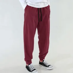 Best OUKU Men's Athletic Pants Sweatpants Joggers Corduroy Pants Trousers Pocket Drawstring Elastic Waist Plain Comfort Sports Outdoor Daily Fashion Casual Dark Khaki Black Micro-elastic