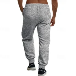 Clearance OUKU Men's Athletic Pants Sweatpants Joggers Trousers Pocket Drawstring Elastic Waist Plain Comfort Sports Outdoor Daily Fashion Casual ArmyGreen Wine Micro-elastic