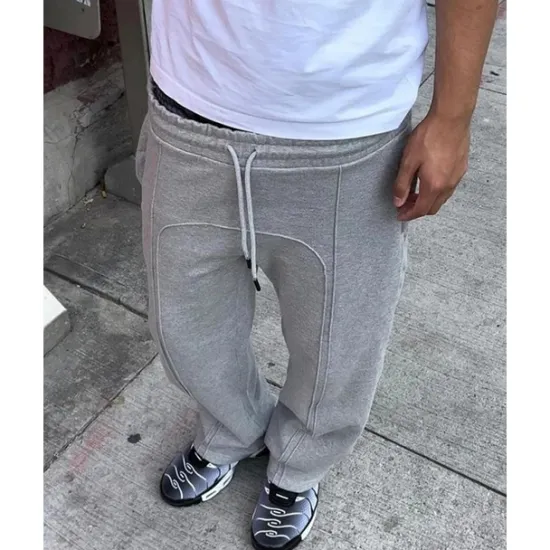 Online OUKU Men's Athletic Pants Sweatpants Trousers Harem Pants Drawstring Elastic Waist Plain Comfort Sports Outdoor Daily Fashion Casual Black Sky Blue Micro-elastic