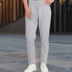 Best OUKU Men's Athletic Pants Sweatpants Joggers Trousers Sports Pants Pocket Drawstring Elastic Waist Plain Comfort Sports Outdoor Daily Fashion Casual Black White Micro-elastic