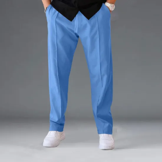 Best OUKU Men's Athletic Pants Sweatpants Joggers Trousers Sports Pants Pocket Drawstring Elastic Waist Plain Comfort Sports Outdoor Daily Fashion Casual Black White Micro-elastic