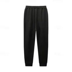 Clearance OUKU Men's Athletic Pants Sweatpants Joggers Trousers Pocket Drawstring Elastic Waist Color Block Comfort Sports Outdoor Daily Fashion Casual Black Blue Micro-elastic