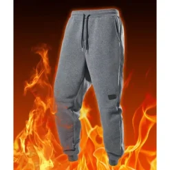 Online OUKU Men's Athletic Pants Sweatpants Joggers Trousers Pocket Drawstring Elastic Waist Plain Comfort Warm Sports Outdoor Daily Fashion Casual Black Light Grey Micro-elastic