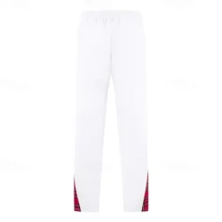 Hot OUKU Men's Athletic Pants Wide Leg Sweatpants Trousers Pocket Drawstring Elastic Waist Plaid Comfort Sports Outdoor Daily Fashion Casual Black White Micro-elastic