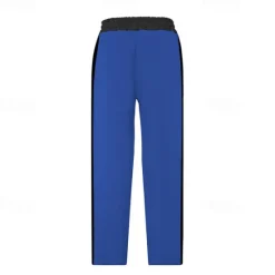 Hot OUKU Men's Athletic Pants Wide Leg Sweatpants Trousers Pocket Drawstring Elastic Waist Color Block Comfort Sports Outdoor Daily Fashion Casual Black Red Micro-elastic