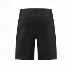 Clearance OUKU Men's Athletic Shorts Active Shorts Patchwork Zipper Pocket Multi Pocket Solid Color Waterproof Quick Dry Knee Length Outdoor Vacation Home Vacation Sports Light Khaki Black Stretchy