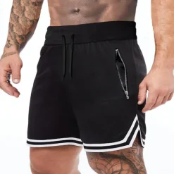 Sale OUKU Men's Athletic Shorts Basketball Shorts Running Shorts Gym Shorts Sports Going out Weekend Breathable Quick Dry Running Casual Pocket Drawstring Elastic Waist Plain Knee Length Gymnatics Activewear
