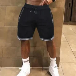 Sale OUKU Men's Athletic Shorts Basketball Shorts Running Shorts Gym Shorts Sports Going out Weekend Breathable Quick Dry Running Casual Pocket Drawstring Elastic Waist Plain Knee Length Gymnatics Activewear