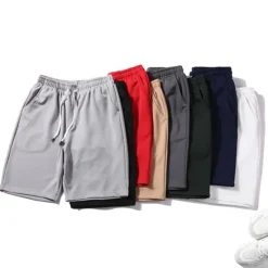Online OUKU Men's Athletic Shorts Basketball Shorts Casual Shorts Mesh Shorts Pocket Drawstring Elastic Waist Plain Breathable Quick Dry Short Casual Daily Fashion Streetwear Black White