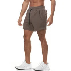 Discount OUKU Men's Athletic Shorts Board Shorts Running Shorts Training Shorts Pocket Drawstring Elastic Waist Plain Comfort Soft Short Sports Outdoor Casual Holiday Streetwear Stylish ArmyGreen Micro-elastic