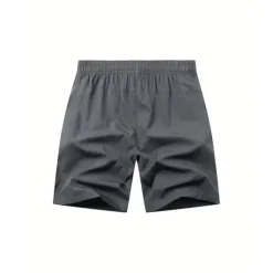 Hot OUKU Men's Athletic Shorts Running Shorts Gym Shorts Sports Going out Weekend Breathable Quick Dry Running Casual Pocket Drawstring Elastic Waist Plain Knee Length Gymnatics Activewear Black Dark Blue