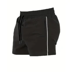 Discount OUKU Men's Athletic Shorts Running Shorts Gym Shorts Sports Going out Weekend Breathable Quick Dry Running Casual Pocket Drawstring Elastic Waist Plain Knee Length Gymnatics Activewear Black Royal Blue