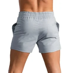 Discount OUKU Men's Athletic Shorts Running Shorts Gym Shorts Sports Going out Weekend Breathable Quick Dry Running Casual Pocket Drawstring Elastic Waist Plain Knee Length Gymnatics Activewear Black Royal Blue