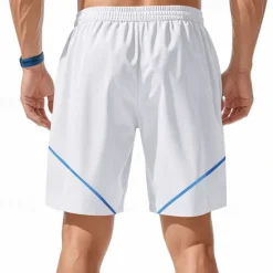 Sale OUKU Men's Athletic Shorts Shorts Running Shorts Gym Shorts Sport Daily Quick Dry High Stretch Comfortable Drawstring Elastic Waist Zipper Pocket Line Short Gymnatics Casual Activewear Wine Red Black
