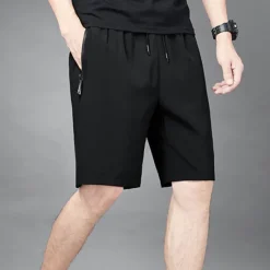 Hot OUKU Men's Athletic Shorts Summer Shorts Casual Shorts Pocket Drawstring Elastic Waist Graphic Prints Comfort Breathable Outdoor Daily Going out Fashion Streetwear 1 2