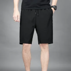 Hot OUKU Men's Athletic Shorts Summer Shorts Casual Shorts Pocket Drawstring Elastic Waist Graphic Prints Comfort Breathable Outdoor Daily Going out Fashion Streetwear 1 2