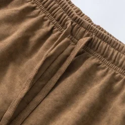 Online OUKU Men's Athletic Shorts Sweat Shorts Shorts Summer Shorts Pocket Drawstring Elastic Waist Plain Comfort Breathable Short Outdoor Sports Classic Casual Black Navy Blue Brown