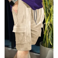 Discount OUKU Men's Athletic Shorts Sweat Shorts Shorts Summer Shorts Pocket Drawstring Elastic Waist Plain Comfort Breathable Short Outdoor Sports Classic Casual Black Blue Micro-elastic
