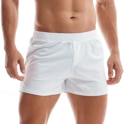 Best OUKU Men's Athletic Shorts Sweat Shorts Shorts Summer Shorts Pocket Elastic Waist Plain Comfort Breathable Short Outdoor Sports Classic Casual Black White