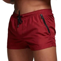 OUKU Men's Athletic Shorts Workout Shorts Running Shorts Gym Shorts Pocket Drawstring with Mesh lining Solid Color Breathable Quick Dry Short Fitness Daily Wear Gym Sports Athleisure Black Army Green