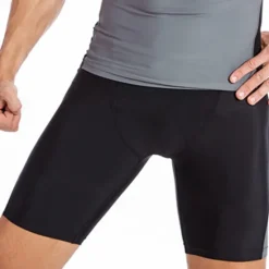 OUKU Men's Athletic Swimwear Swim Shorts Board Shorts Bottoms Swimming Surfing Racing Solid Colored Swimwear Quick Dry Lightweight Terylene Beach Wear Black