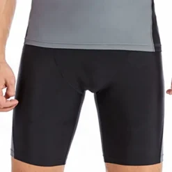 OUKU Men's Athletic Swimwear Swim Shorts Board Shorts Bottoms Swimming Surfing Racing Solid Colored Swimwear Quick Dry Lightweight Terylene Beach Wear Black