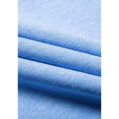 Clearance OUKU Men's Band Collar Shirt Dress Shirt Oxford Shirt Solid / Plain Color Wedding White Blue Gray Light Blue Long Sleeve Standing Collar Spring & Fall Clothing Apparel