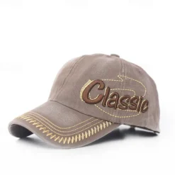 Outlet OUKU Men's Baseball Cap Black Blue Cotton Embroidery Washed Travel Beach Outdoor Vacation Plain Adjustable Fashion