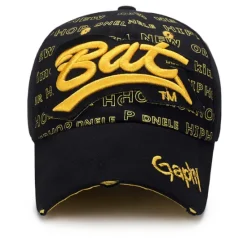 Sale OUKU Men's Baseball Cap Black White Polyester Embroidery Travel Beach Outdoor Vacation Plain Adjustable Sunscreen Fashion