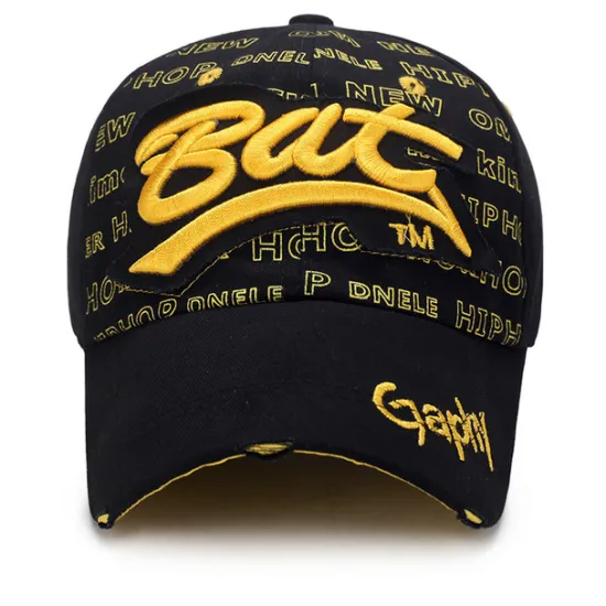 Sale OUKU Men's Baseball Cap Black White Polyester Embroidery Travel Beach Outdoor Vacation Plain Adjustable Sunscreen Fashion