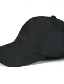 OUKU Men's Baseball Cap Black White Cotton Streetwear Stylish Casual Daily Outdoor clothing Holiday Plain Sunscreen