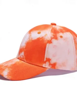Best OUKU Men's Baseball Cap Sun Hat Trucker Hat White Blue Cotton Adjustable Fashion Daily Wear Festival Tie Dye Casual / Daily
