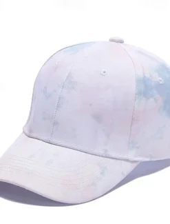 Best OUKU Men's Baseball Cap Sun Hat Trucker Hat White Blue Cotton Adjustable Fashion Daily Wear Festival Tie Dye Casual / Daily