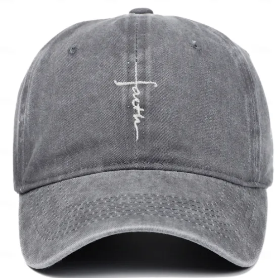 Outlet OUKU Men's Baseball Cap Sun Hat Black Wine Polyester Faith Letter Travel Beach Vacation Casual Plain Adjustable Fashion