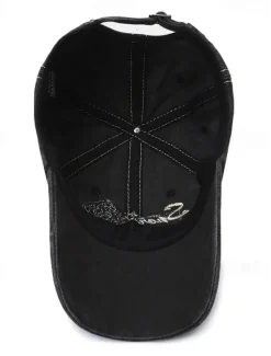 Best OUKU Men's Baseball Cap Sun Hat Cowboy Hat Black Red Cotton Vintage Style Fashion Daily Theme Party Quotes & Sayings Sunscreen