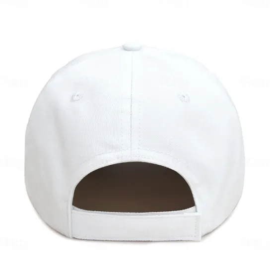 Hot OUKU Men's Baseball Cap Sun Hat Trucker Hat Black White Cotton Embroidered Fashion Casual Daily Weekend Solid / Plain Color Adjustable Sunscreen Breathable