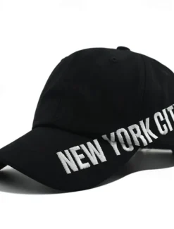 Online OUKU Men's Baseball Cap Sun Hat Trucker Hat Black Blue Cotton Embroidered Fashion Casual Street Daily Letter Adjustable Sunscreen Breathable
