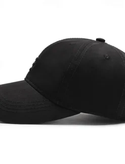 OUKU Men's Baseball Cap Sun Hat Black Blue Cotton Travel Beach Outdoor Vacation Plain Adjustable Fashion Eye Protection