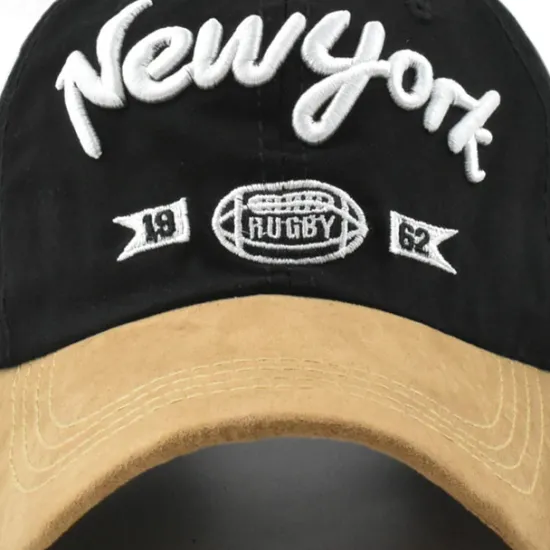 Sale OUKU Men's Baseball Cap Sun Hat Trucker Hat Black Navy Blue Cotton Embroidered Fashion Casual Street Daily Letter Adjustable Sunscreen Breathable