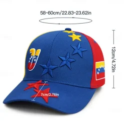 New OUKU Men's Baseball Cap Sun Hat Trucker Hat Wine Blue Cotton Embroidered Fashion Casual Daily Weekend Stars Adjustable Sunscreen Breathable