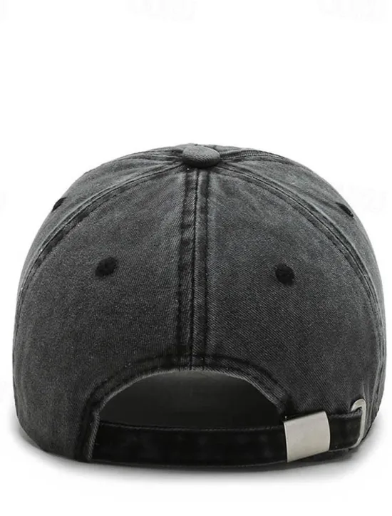 Sale OUKU Men's Baseball Cap Sun Hat Trucker Hat Black Navy Blue Polyester Embroidered Fashion Casual Street Daily Anchor Adjustable Sunscreen Breathable