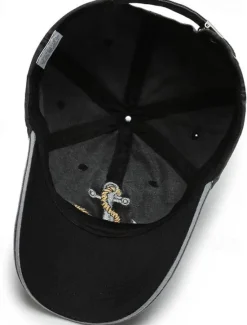 Sale OUKU Men's Baseball Cap Sun Hat Trucker Hat Black Navy Blue Polyester Embroidered Fashion Casual Street Daily Anchor Adjustable Sunscreen Breathable